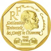France, Ren Cassin, 500 Francs, 1998, Paris, MS(65-70), Gold, KM:1957