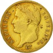 France, Napolon I, 20 Francs, 1812, Paris, VF(20-25), Gold, KM:695.1