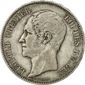 Belgique, Leopold I, 5 Francs, 5 Frank, 1851, TTB, Argent, KM:17
