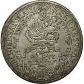 AUSTRIAN STATES, SALZBURG, Johann Ernst, Thaler, 1696, AU(50-53), Silver, KM:254