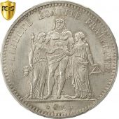 France, Hercule, 5 Francs, 1849, Paris, PCGS, MS65, FDC, Argent, KM:756.1