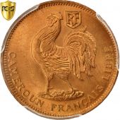 Cameroun, 50 Centimes, 1943, Pretoria, PCGS, MS67RD, FDC, Bronze, KM:6, Grade