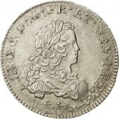 France, Louis XV, 1/3 cu de France, 1720, Paris, AU(50-53), Silver, KM:457.1