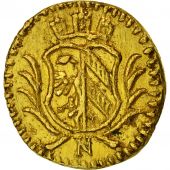 German States, NURNBERG, 1/16 Ducat, 1700, AU(55-58), Gold, KM:247