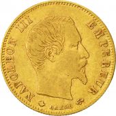 France, Napoleon III, 5 Francs, 1860, Strasbourg, EF(40-45), KM:787.2