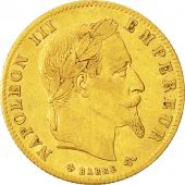 France, Napoleon III, 5 Francs, 1866, Strasbourg, EF(40-45), KM:803.2