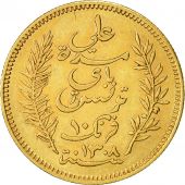 Tunisie, Ali Bey, 10 Francs, 1891, Paris, SUP, Or, KM:226