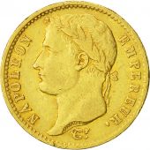 France, Napolon I, 20 Francs, 1807, Paris, EF(40-45), Gold, KM:687.1