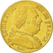 France, Louis XVIII, 20 Francs, 1815, Paris, TTB, Or, KM:706.1