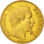 France, Napoleon III, 50 Francs, 1857, Paris, EF(40-45), Gold, KM:785.1