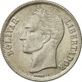 Monnaie, Venezuela, Bolivar, 1954, Philadelphie, SUP, Argent, KM:37