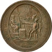 France, 5 Sols Monneron, 1792, Birmingham, EF(40-45), Bronze, KM:Tn31