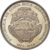 Monnaie, Costa Rica, 10 Colones, 1970, SPL, Argent, KM:192