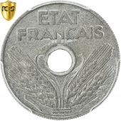 Coin, France, tat franais, 20 Centimes, 1941, Paris, PCGS, MS63, Zinc