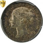 Coin, Great Britain, Victoria, 3 Pence, 1873, PCGS, PL64, Silver, KM:730