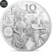 France, Monnaie de Paris, 10 Euro, Semeuse - Ecu de 6 Livres, 2018, silver