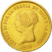 Coin, Spain, Isabel II, 100 Reales, 1850, Madrid, MS(60-62), Gold, KM:594.2