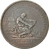 Coin, France, Monneron  lHercule, 5 Sols, 1792, VF(30-35), Bronze