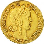 Coin, France, Louis XIV, Louis dor  la mche longue, Louis dOr, 1653