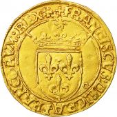 Monnaie, France, Franois Ier, cu dor, Ecu dor, Lyon, TTB, Or
