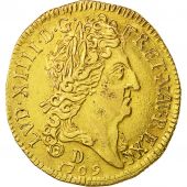 Coin, France, Louis XIV, Louis dor au soleil, Louis dOr, 1709, Lyons