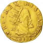 Monnaie, tats italiens, MILAN, Filippo II, Doppia, 1589, Milan, TTB, Or