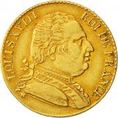 Coin, France, Louis XVIII, 20 Francs, 1815, London, EF(40-45), Gold, KM:1