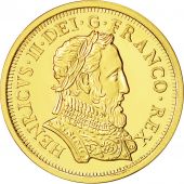 France, Medal, Reproduction Henri dOr, MS(63), Gold