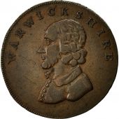 Coin, Great Britain, Warwickshire, Halfpenny Token, 1792, EF(40-45), Copper