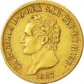 Monnaie, tats italiens, SARDINIA, Carlo Felice, 20 Lire, 1827, Torino, TTB