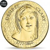 France, Monnaie de Paris, 50 Euro, Dsire Clary, 2018, MS(65-70), Gold