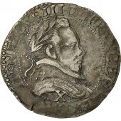 Coin, France, Henri III, Demi Franc, 1587, Amiens, VF(30-35), Silver
