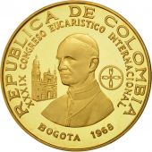 Coin, Colombia, 1500 Pesos, 1968, MS(63), Gold, KM:235