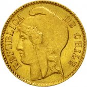 Monnaie, Chile, 5 Pesos, 1895, TTB, Or, KM:153