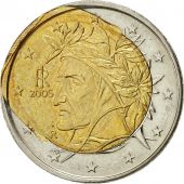 Italie, 2 Euro, 2005, Faute - Coeur dform, SPL, Bi-Metallic