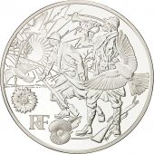 France, Monnaie de Paris, 10 Euro, La Fin de la Guerre, 2018, Silver