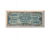 France, Allies, 100 Francs, 1945, KM:123b