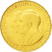 Liechtenstein, Prince Franz Josef II, 25 Franken, 1956, Gold, KM:15