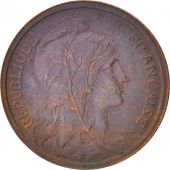 France, Dupuis, 2 Centimes, 1911, Paris, Bronze, KM:841, Gadoury:107