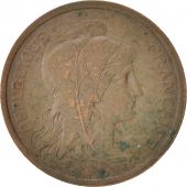 France, Dupuis, 2 Centimes, 1913, Paris, Bronze, KM:841, Gadoury:107
