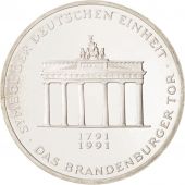 GERMANY - FEDERAL REPUBLIC, 10 Mark, 1991, Berlin, Germany, Silver, KM:177