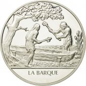 France, Medal, La barque, Sciences & Technologies, FDC, Argent