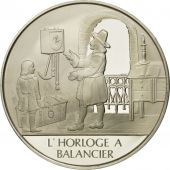 France, Medal, Lhorloge  balancier, Sciences & Technologies, MS(65-70)