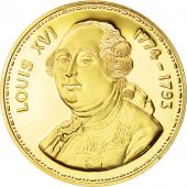 France, Medal, Les rois de France, Louis XVI, History, MS(65-70), Vermeil