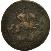 Russia, Elizabeth, 2 Kopeks, 1757, VF(20-25), Copper, KM:7.2