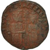 Leo VI (886-912) and Alexander, Follis, 886, Constantinople, TTB, Cuivre, BMC:11