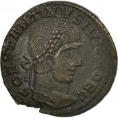 Constantine II, Follis, 320-321, Siscia, AU(50-53), Copper, RIC:VII 166