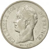 France, Charles X, 5 Francs, 1828, Lille, TTB, Argent, KM:728.13, Gadoury:644