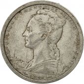 French Equatorial Africa, 2 Francs, 1948, Paris, VF(20-25), Aluminum, KM:7