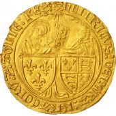 France, Henri VI, Salut dor, 1423, Rouen, Or, Duplessy:443A
